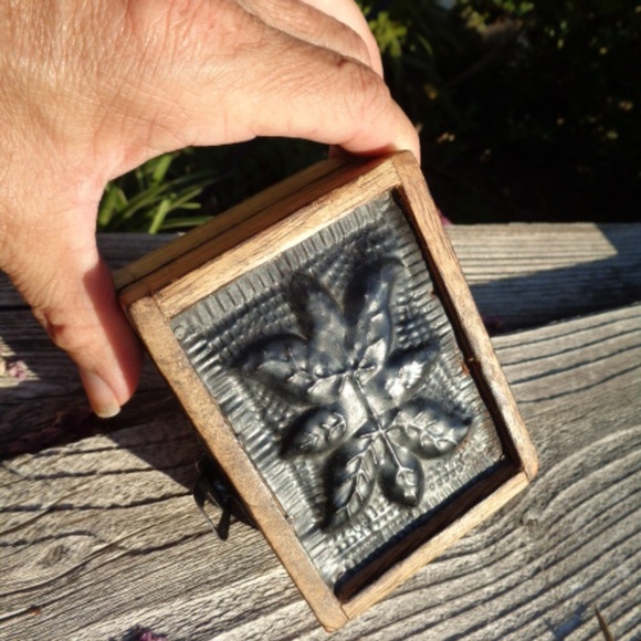 VTG Small wooden stash box - Picture 7 of 8